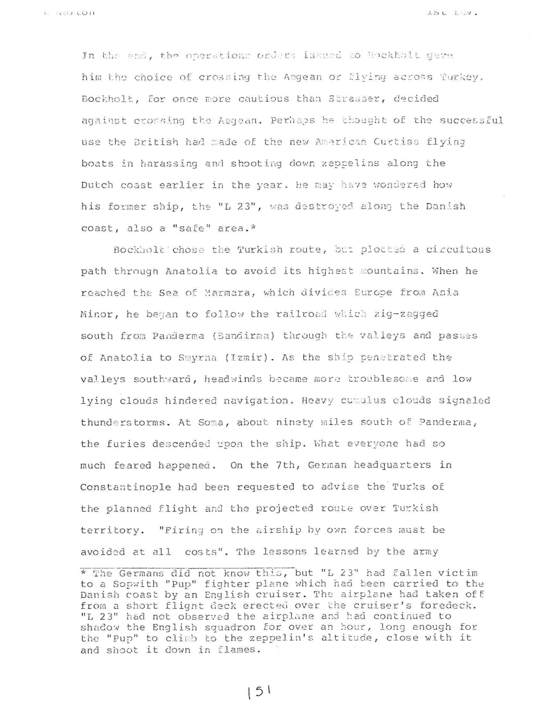 Full scan of page 154 of the manuscript, a faint carbon copy.